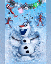 Merry Christmas Olaf GIF - Merry Christmas Olaf Olaf Frozen GIFs