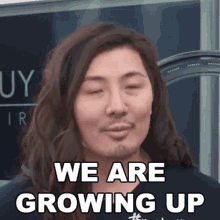 We Are Growing Up Guy Tang GIF - We Are Growing Up Guy Tang Were Getting Mature GIFs