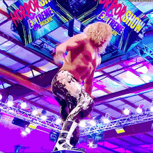 Dolph Ziggler Diving Elbow Drop GIF - Dolph Ziggler Diving Elbow Drop Drew Mc Intyre GIFs
