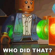 Who Did That Lego GIF - Who Did That Lego Piece By Piece GIFs