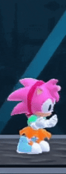 Sonic Superstars Classic Amy Rose GIF - Sonic Superstars Classic Amy Rose Happy Jump GIFs