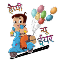Aap Ko Happy New Year2023 Chhota Bheem Sticker - Aap Ko Happy New Year2023 Chhota Bheem Naye Saal Ke Shubhkamnaye Stickers
