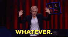 Whatever GIF - Whatever Sure Let It Go GIFs