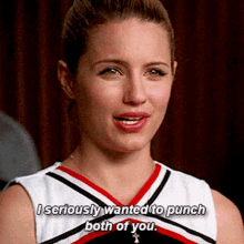 Glee Quinn Fabray GIF - Glee Quinn Fabray I Seriously Wanted To Punch Both Of You GIFs