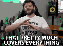That Pretty Much Covers Everything Andrew Baena GIF - That Pretty Much Covers Everything Andrew Baena Thats Pretty Much Everything GIFs
