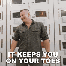 It Keeps You On Your Toes Zac Bower GIF