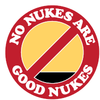 Bradcostadesign No Nukes Are Good Nukes Sticker - Bradcostadesign No Nukes Are Good Nukes No Nukes Stickers