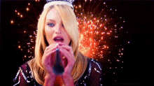 New Year Horn GIF - New Year Horn Fireworks GIFs
