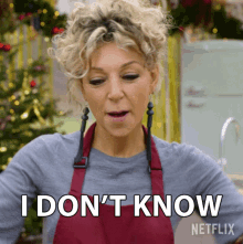 I Dont Know Kate Henry GIF - I Dont Know Kate Henry The Great British Baking Show Holidays GIFs