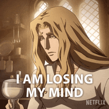 I Am Losing My Mind Alucard GIF - I Am Losing My Mind Alucard Castlevania GIFs