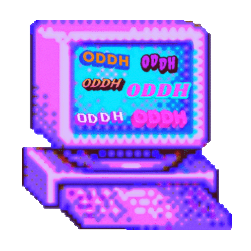 Oddh Virus Sticker - Oddh Virus Virtual Virus Stickers