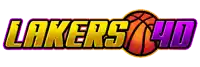 a logo for lakers hd with a basketball