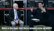 Logic Interview GIF - Logic Interview People Come Up With GIFs