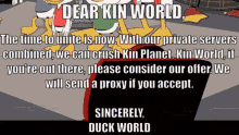 Duck World Kin World GIF - Duck World Kin World GIFs