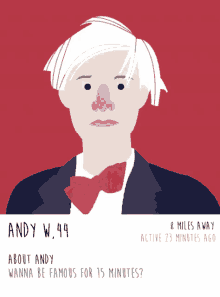 If Historical Figures Had Tinder - Andy Warhol GIF - History If Historical Figures Had Tinder Historical Figure GIFs