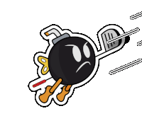 Angry Bomb Golf Golf Sticker - Angry Bomb Golf Angry Bomb Golf Stickers