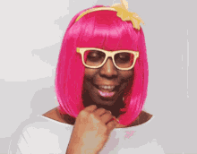 Pink Hair Sgmcryptos GIF - Pink Hair Sgmcryptos Nicki Minaj GIFs