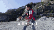 Hello Chat Kyuranger GIF - Hello Chat Kyuranger Super Sentai GIFs