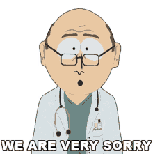 we are very sorry dr carroll ted fran south park