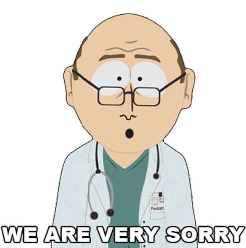 We Are Very Sorry Dr Carroll Sticker - We Are Very Sorry Dr Carroll Ted Stickers