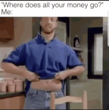 Where Does All Your Money Go Stomach GIF - Where Does All Your Money Go Stomach Food GIFs