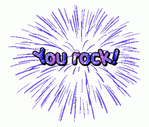 You Rock You Rock Gif Sticker - You Rock You Rock Gif Animated You Rock ...
