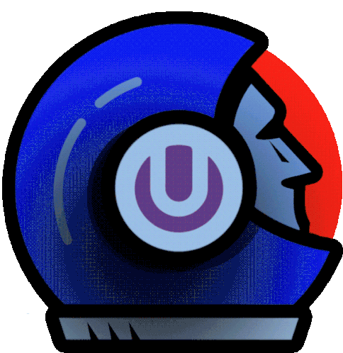 Astronaut Ultra Music Festival Sticker - Astronaut Ultra Music Festival Space Man Stickers