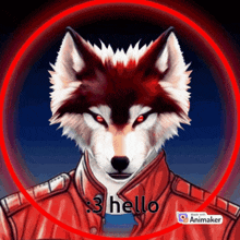 Wolf Red GIF - Wolf Red Majestic GIFs