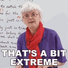 Thats A Bit Extreme Gill GIF - Thats A Bit Extreme Gill Engvid GIFs