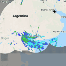 argentina map rain alarm