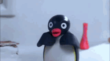 Pingu Wants To Do Pottery GIF - Begging Penguin Claymation GIFs