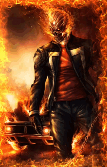Ghost Rider Marvel GIF - Ghost Rider Marvel GIFs