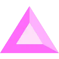 a pixel art illustration of a pink emerald cut sapphire on a white background .