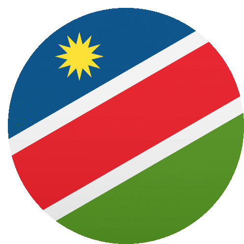 Namibia Flags Sticker