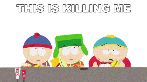 This Is Killing Me Eric Cartman Sticker - This Is Killing Me Eric Cartman Kyle Broflovski Stickers