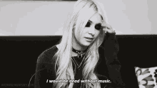 I Would Be Dead Without Music Taylor Momsen GIF