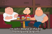 Family Guy Howdy GIF - Family Guy Howdy Howdy Pilgrims GIFs