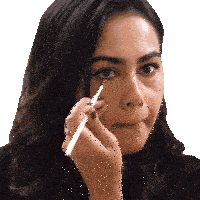 Putting On Eyeliner Naina Bhan Sticker - Putting On Eyeliner Naina Bhan Pinkvilla Stickers