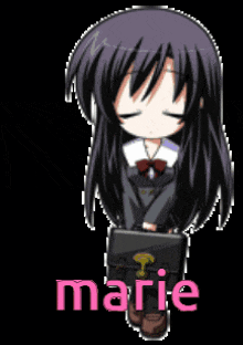 marie is the name of the girl in the anime
