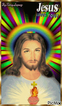 dios es amo jesus es la luz de la vida dios te ama god loves you sacred heart of jesus