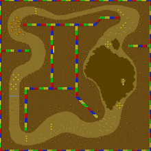 Snes Choco Island 2 Map GIF - Snes Choco Island 2 Map Mario Kart GIFs