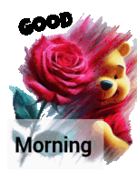 Good Morning Winnie The Pooh Sticker