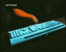 Keyboard Polsat GIF - Keyboard Polsat Destroy GIFs