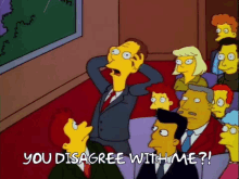 Overreaction Disagree GIF - Overreaction Disagree Simpsons GIFs