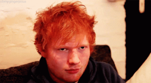 Ed Sheeran Singer GIF - Ed Sheeran Singer Scared - Discover & Share GIFs