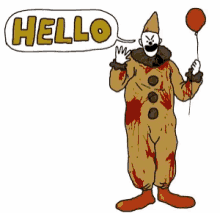 Hello Scaryclown GIF - Hello Scaryclown Clown GIFs