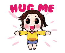 hug me hugs love you