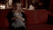 Caroline Forbes Pregnant With The Twins GIF - Caroline Forbes Pregnant With The Twins The Vampire Diaries GIFs