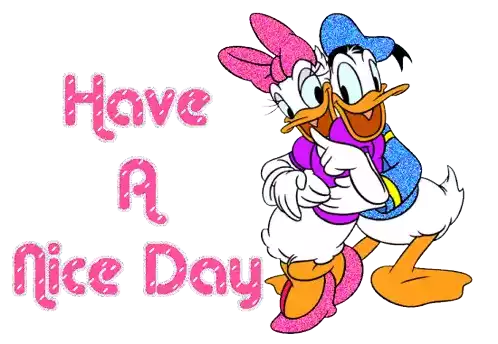 Love You Have A Nice Day Sticker - Love You Have A Nice Day Daisy Duck Stickers