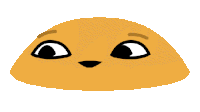 a cartoon character with tears running down its face
